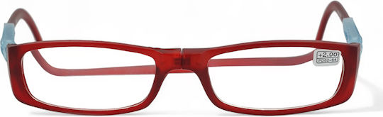 Optosquad Ochelari de citit +3.00 cu magnet în culoarea Roșu A009-2