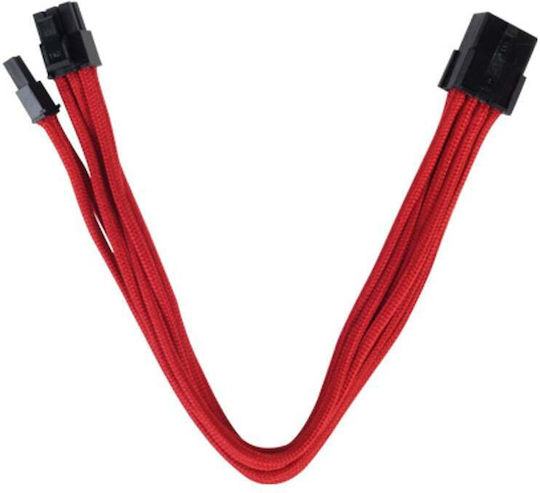 Silverstone 8-Pin PCIe - 6+2 Pin PCIe Cable 0.25m Μαύρο SST-PP07-PCIR