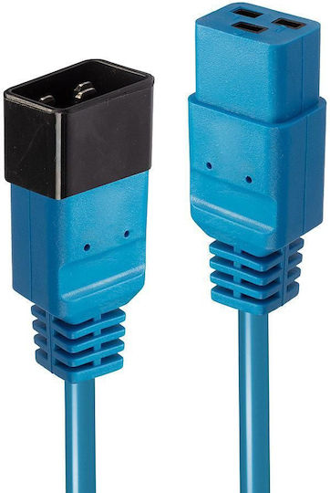 Lindy IEC C19 - IEC C20 Cable 2m Blue (30121)