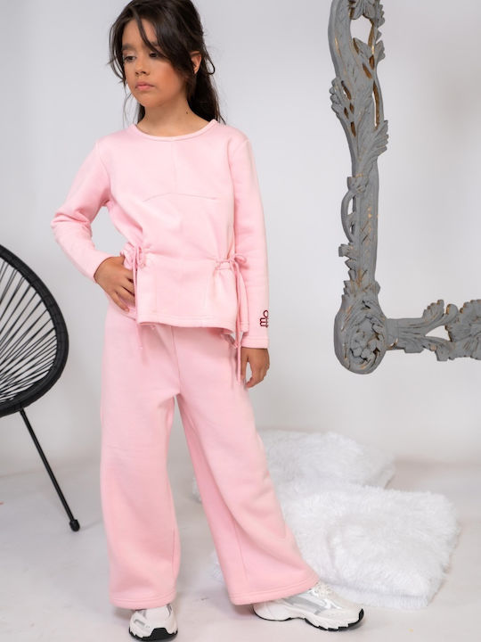 Παιδικό Σετ με Παντελόνι Χειμερινό 2τμχ Baby Pink