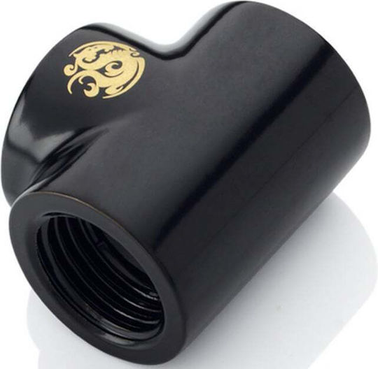 Bitspower T-splitter Adapter 3x G1/4 Inch Ig Matt Black