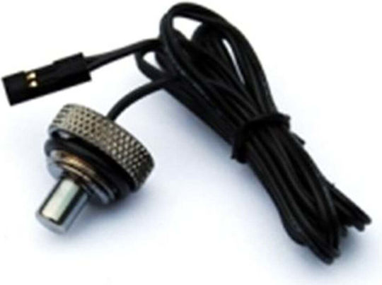 Bitspower Plug Temperature Sensor G1/4 Inch Female Thread 90 Cm Glossy Black