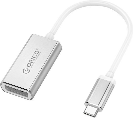 Orico USB-C / DisplayPort Männlich Zu USB-C / DisplayPort Weiblich Graue 1 Stück XC-103-SV-BP