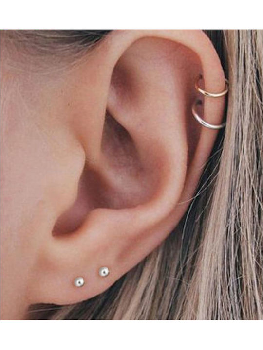 Polytimo Earrings made of White Gold