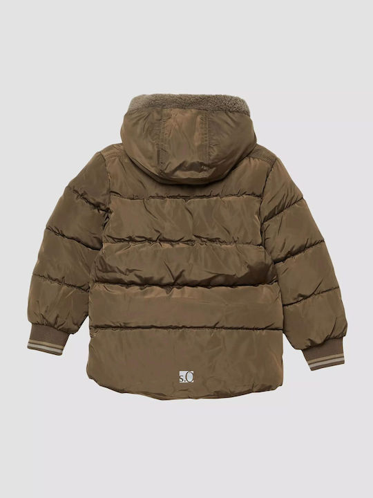 Kids' Parka Khaki-brown