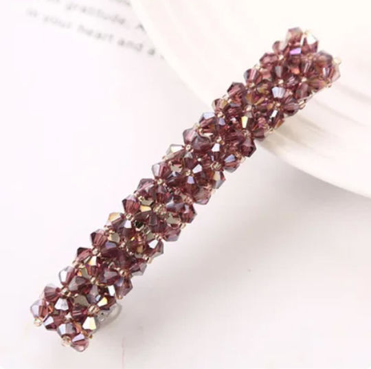 Elegant Hair Clip Accessory Crystals Beads Tolindo