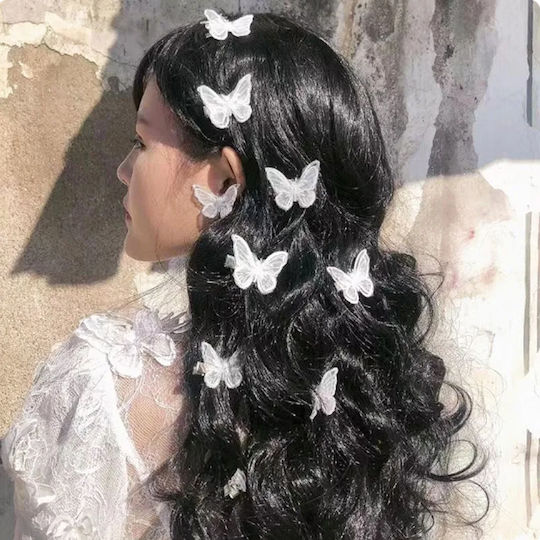 Комплект 4 Кокалчета За Коса С Пеперуда Mariposa
