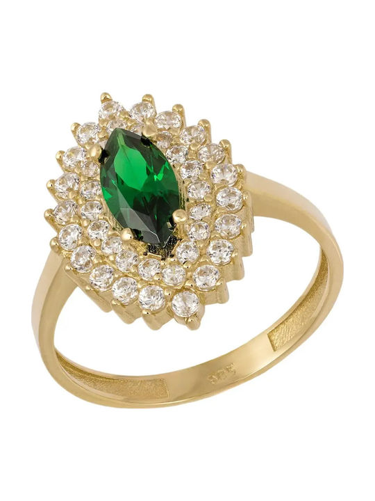Femeie Inel cu Zirconiu din Aur 14K