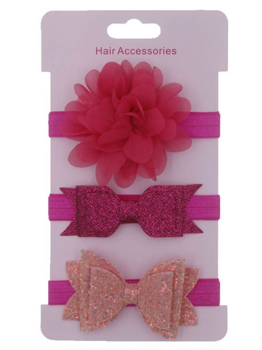 Set Cordeluțe pentru Copii în culoarea Fuchsia 1buc