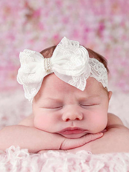 Kids Headband White 1pc