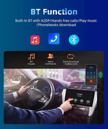 Car Audio System for Suzuki Alto 2009-2016 (Bluetooth/USB/WiFi/GPS/Apple-Carplay/Android-Auto) with Touch Screen 9"