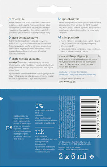 Tołpa Hydrativ Moisturizing-relaxing Mask Compress Face Neck Décolleté Sachet 2 X 6 Ml