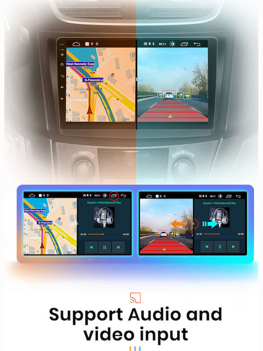 Car Audio System for Suzuki Celerio 2015-2021 (Bluetooth/USB/WiFi/GPS/Apple-Carplay/Android-Auto) with Touch Screen 9"