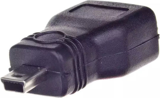 DeLock Μετατροπέας mini USB male σε USB-A female 1τμχ 65277