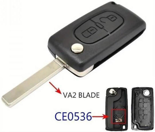 DGA Car Key for Peugeot 307 / Partner