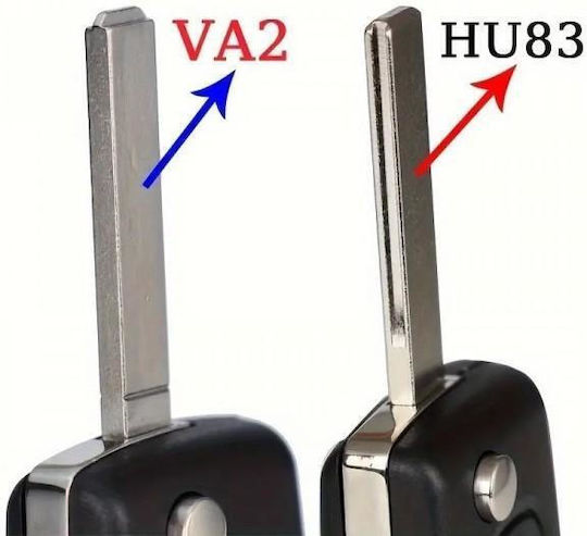 DGA Foldable Car Key for Citroen Berlingo / C3 / C4 Picasso / C2