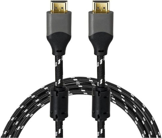 Libox HDMI 2.0 Премиум Високоскоростен 4K 60Hz HDR Кабел HDMI Мъжки - HDMI Мъжки 5м Черен