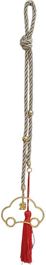 Kalliopi Silver Handmade Окачен Гоури Златист от Дървο 2026 7x10см 1бр