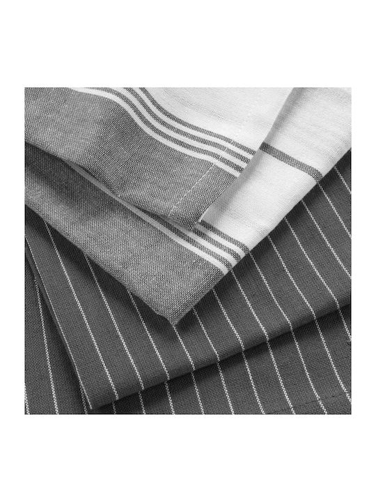 Douceur d'Intérieur Towel from 100% Cotton in Gray Color 2pcs