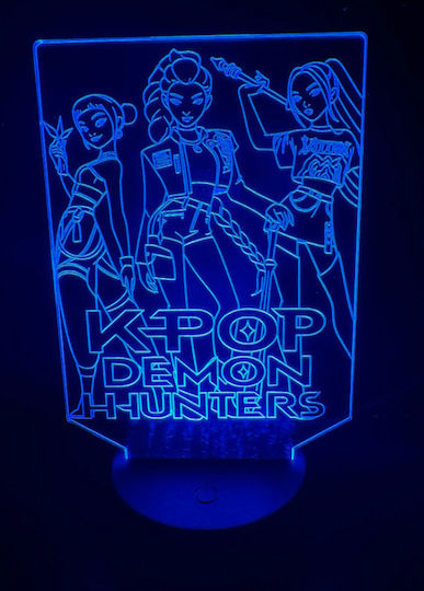 Детско Декоративно Осветление K-pop Demon Hunters Зелен 19x11см