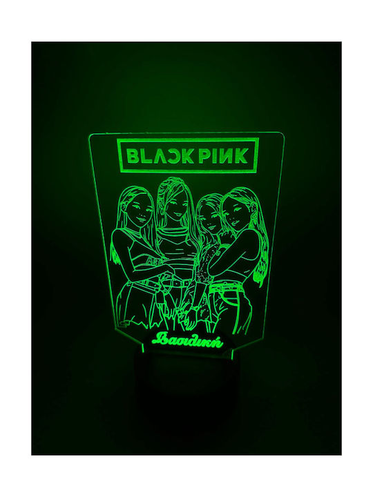 Παιδικό Διακοσμητικό Φωτιστικό Blackpink Μωβ 20x12cm