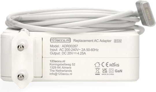WS Xtreme Power Laptop Charger 85W 20V 4.25A for Apple