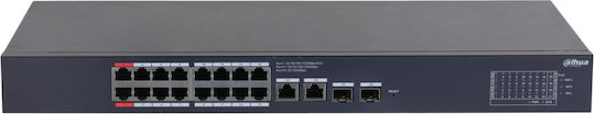 Dahua Managed PoE++ Switch with 20 Ethernet Ports and 2 SFP Ports