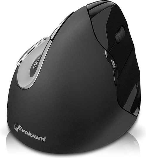Evoluent VerticalMouse 4 Right Mac Kabellos Ergonomisch Bluetooth Vertikal Maus Schwarz