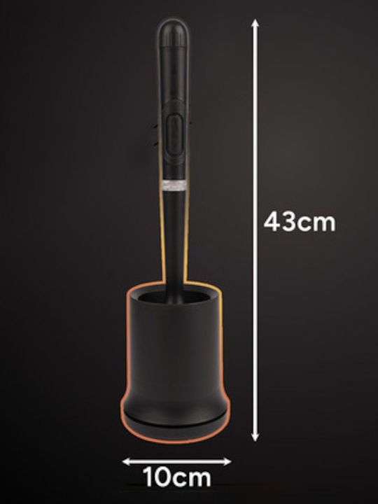 Ceramic Toilet Brush Black