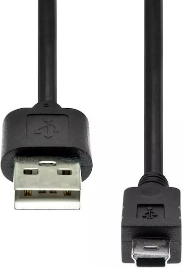ProXtend USB 2.0 Kabel USB-A-Stecker - Mini-USB-B-Stecker Schwarz 0.5m USB2AMINIB-0005