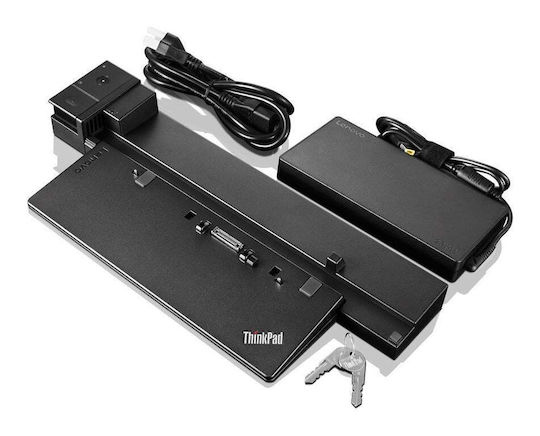 Lenovo ThinkPad Workstation Dock Docking Station με HDMI/DisplayPort 4K Ethernet Μαύρο