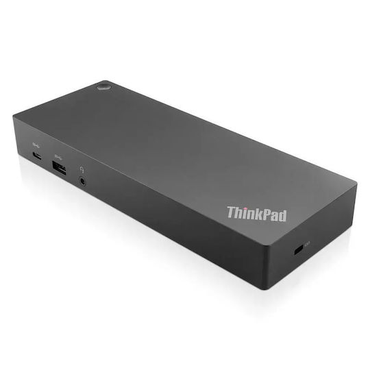 Lenovo ThinkPad Hybrid Dock / USB-A / USB-C Docking Station with HDMI/DisplayPort 4K PD Ethernet Black