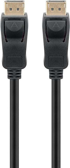 Goobay Displayport към Displayport конекторен кабел 64799 черен 3 м