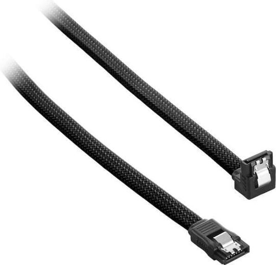 Cablemod Кабел Sata Ъглов Мъжки Към Мъжки 30см Черен Cm-cab-rsat-n30kk-r