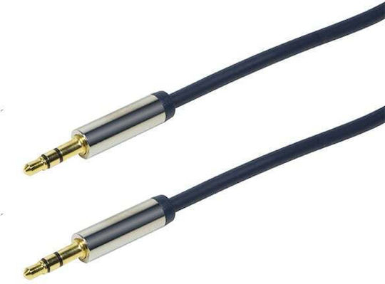 LogiLink 3.5mm Jack Cable Male - 3.5mm Male Black 1m CA10100