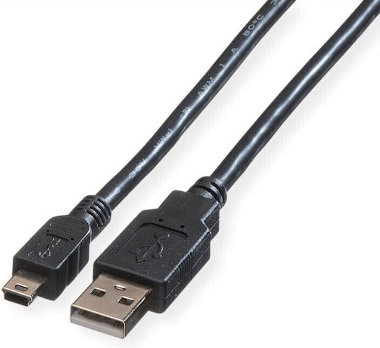 Roline Regulär USB 2.0 auf Micro-USB-Kabel Schwarz 3m (11.02.8730) 1Stück