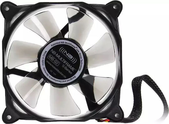 Noiseblocker M8 S2 Case Fans 80mm (1700rpm) Without LEDs Connection 3-Pin
