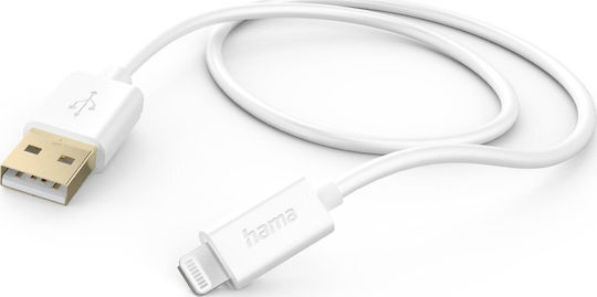 HAMA USB-A to Lightning Cable White 1.5m (00201581)