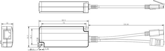 Microconnect PoE Splitter