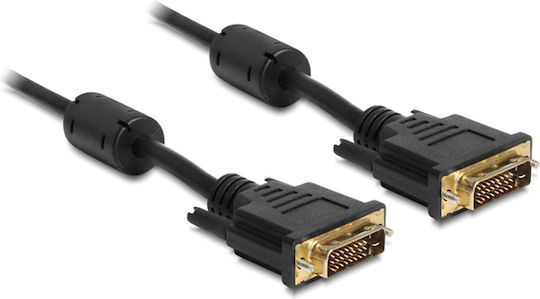 DeLock Cablu DVI-D - DVI-D 1m Negru (83189)