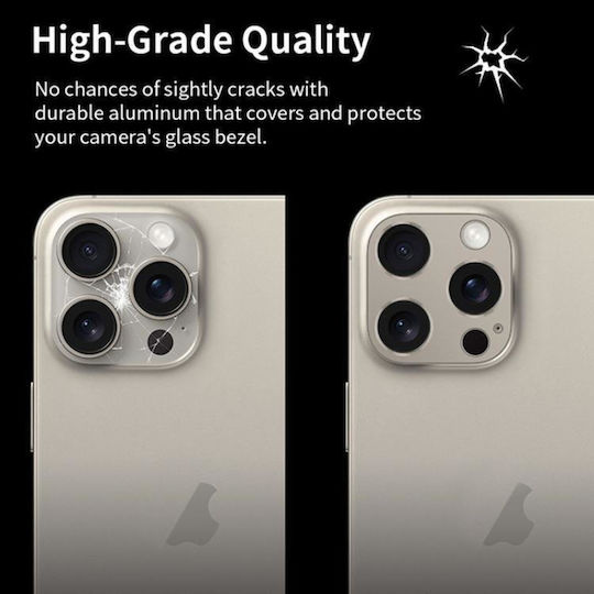Camera Lens Protector Titanium Alloy iPhone 14 14 Plus Red
