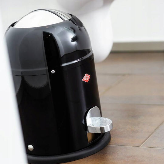 Wesco Wesco Mini Master Mülleimer Kunststoff mit Pedal Weiß 6lt