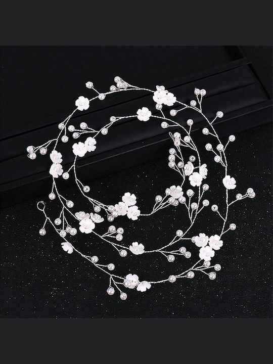 Hair Decoration Silver or Gold Pearls Flowers Jolanta