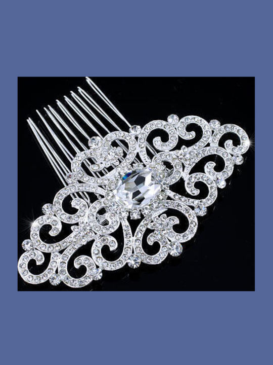 Beautiful Elegant Bridal Hair Comb Art Deco Vintage Swarovski Crystals 10 X 5.5 Cm Bonnie