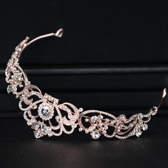 Impressive Wedding Tiara Gold Rose Gold or Silver Simone