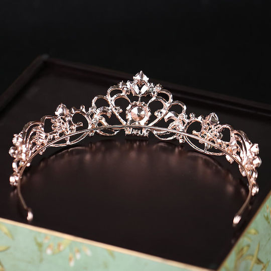 Impressive Wedding Tiara Gold Rose Gold or Silver Simone