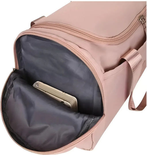 Sack Voyage Back Pink Fabric L50xW27xH27cm