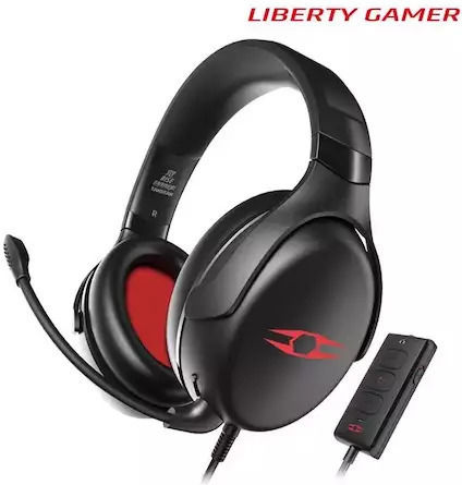 Takstar Rise Over Ear Gaming Headset με σύνδεση 3.5mm Μαύρο / Κόκκινο