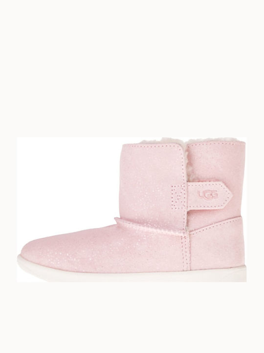 Keelan Sparkle Kinderstiefeletten mit Klettverschluss Rosa