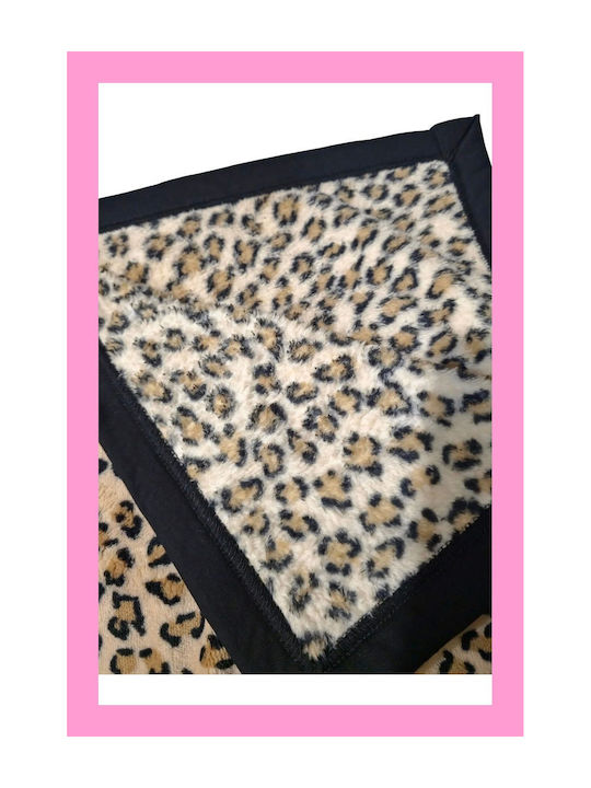 Harmony Pătură Leopard Fleece Dublă 210x160 cm Leopard